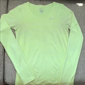 Bright yellow Nike long sleeve